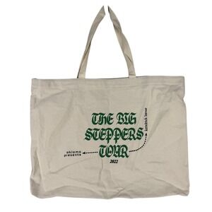 Kendrick Lamar‎ The Big Steppers Tour 2022 Tote Bag Beige Rich Spirit Merch NEW